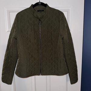 Olive Ann Taylor Quilted Bomber Jacket